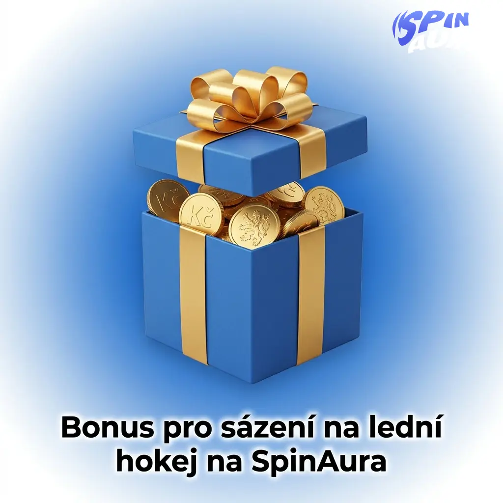 Uvítací bonus 100 % až 5 000 Kč na sázení na lední hokej a NHL zápasy na SpinAura pro nové hráče