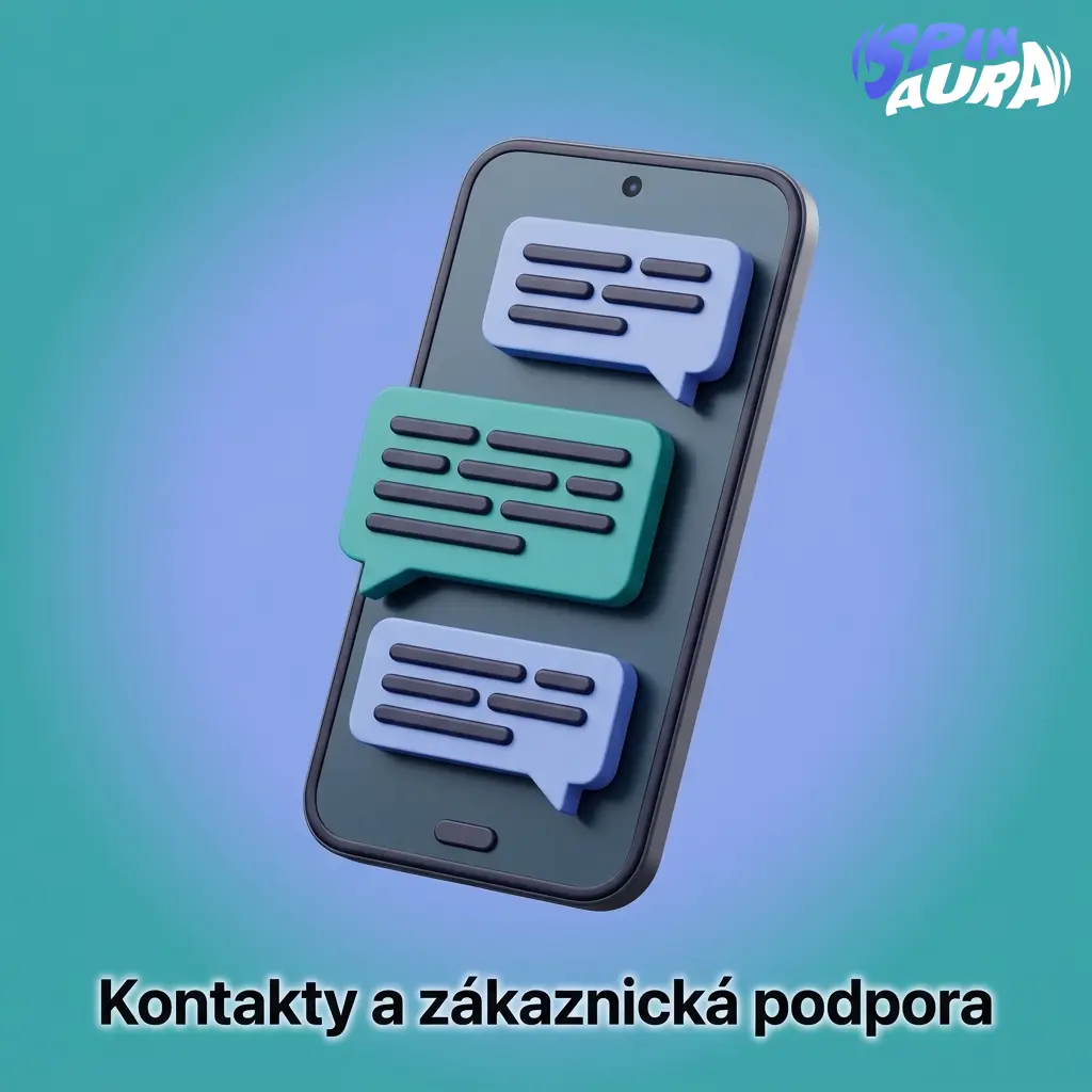Zákaznická podpora SpinAura – nonstop kontakt přes live chat, e-mail, Telegram a sekci FAQ