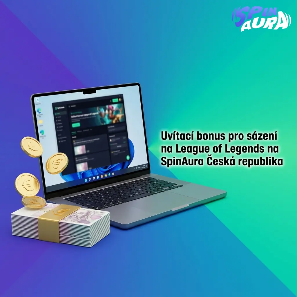 Uvítací bonus SpinAura: 100 % až 15 000 EUR a 350 Free Spins pro sázení na League of Legends s kódem AURA