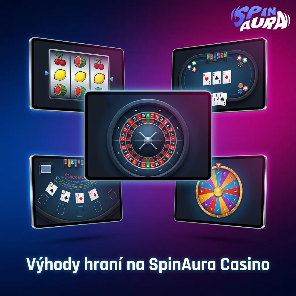SpinAura Casino nabízí přes 4 000 her, 18 platebních metod a bonus 100 % až 15 000 EUR s free spiny.