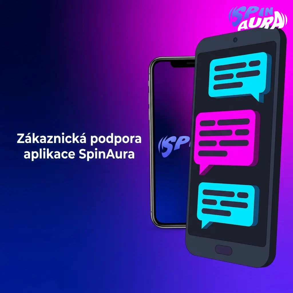 Zákaznická podpora aplikace SpinAura – živý chat, e-mail a FAQ pro hráče z České republiky